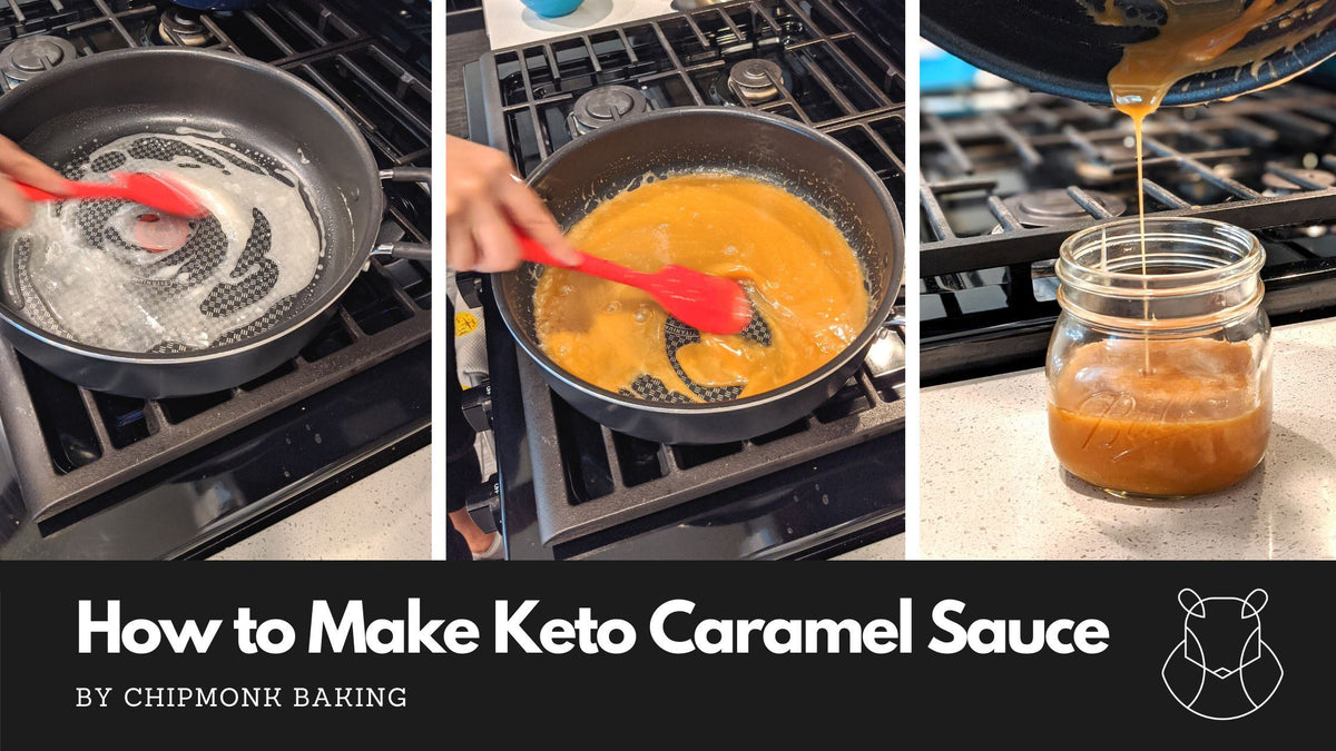 How to make Keto Salted Caramel Sauce! ChipMonk Baking
