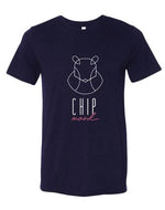 ChipMonk graphic t-shirt in navy blue