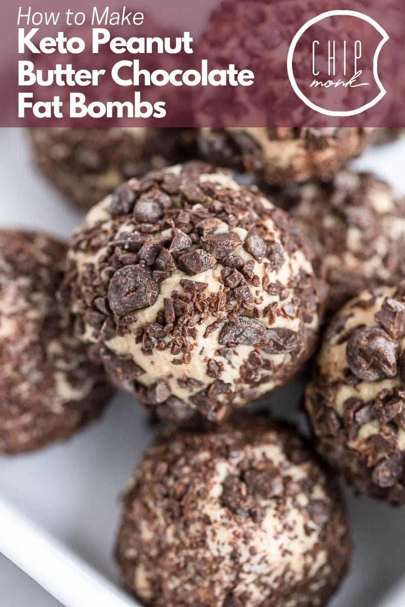 4 Ingredient Keto Peanut Butter Chocolate Fat Bombs – ChipMonk Baking
