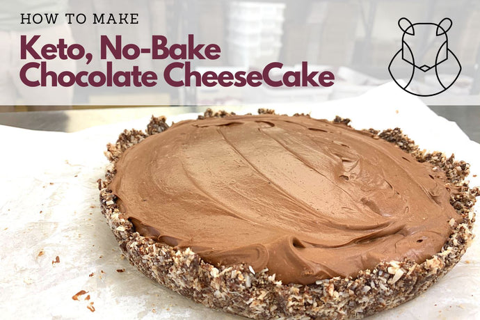 How to Make Easy, No Bake, Keto Chocolate CheeseCake!