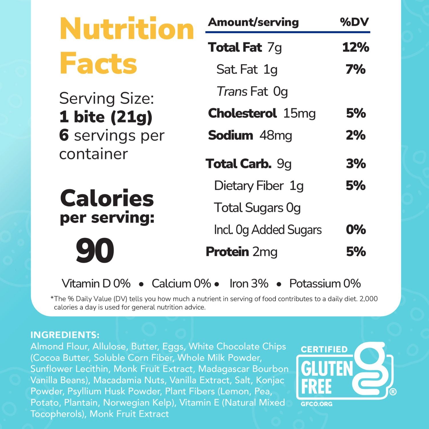Keto Cookie Bites  (Labor Day Sale: 50% off at checkout!)