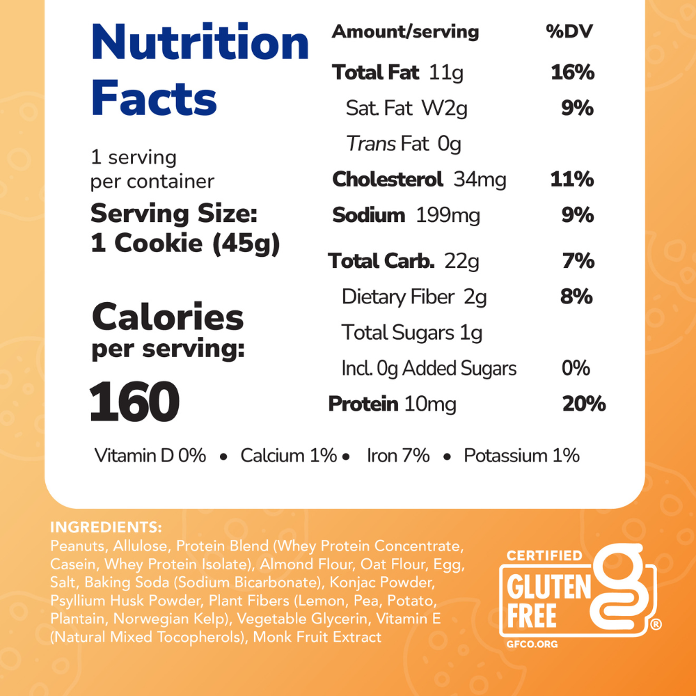 peanut butter protein nutri facts