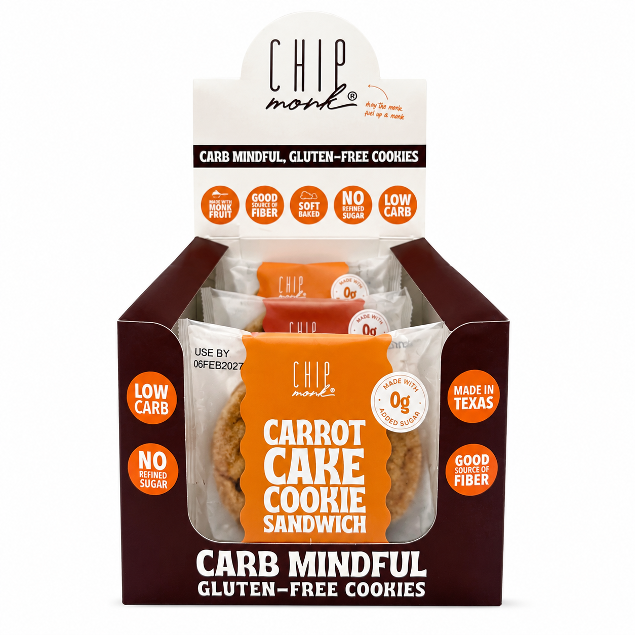 Carrot Cake Keto Cookie Sandwich