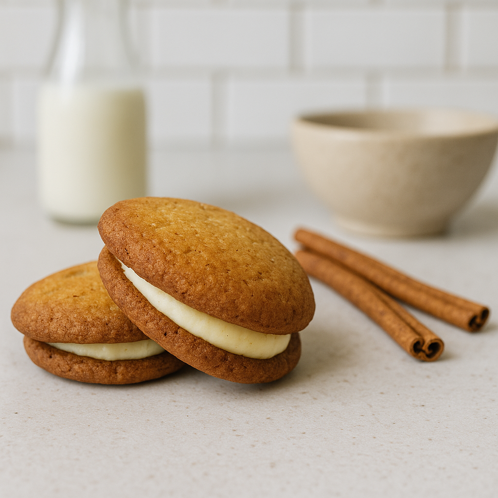Snickerdoodle Keto Cookie Sandwich