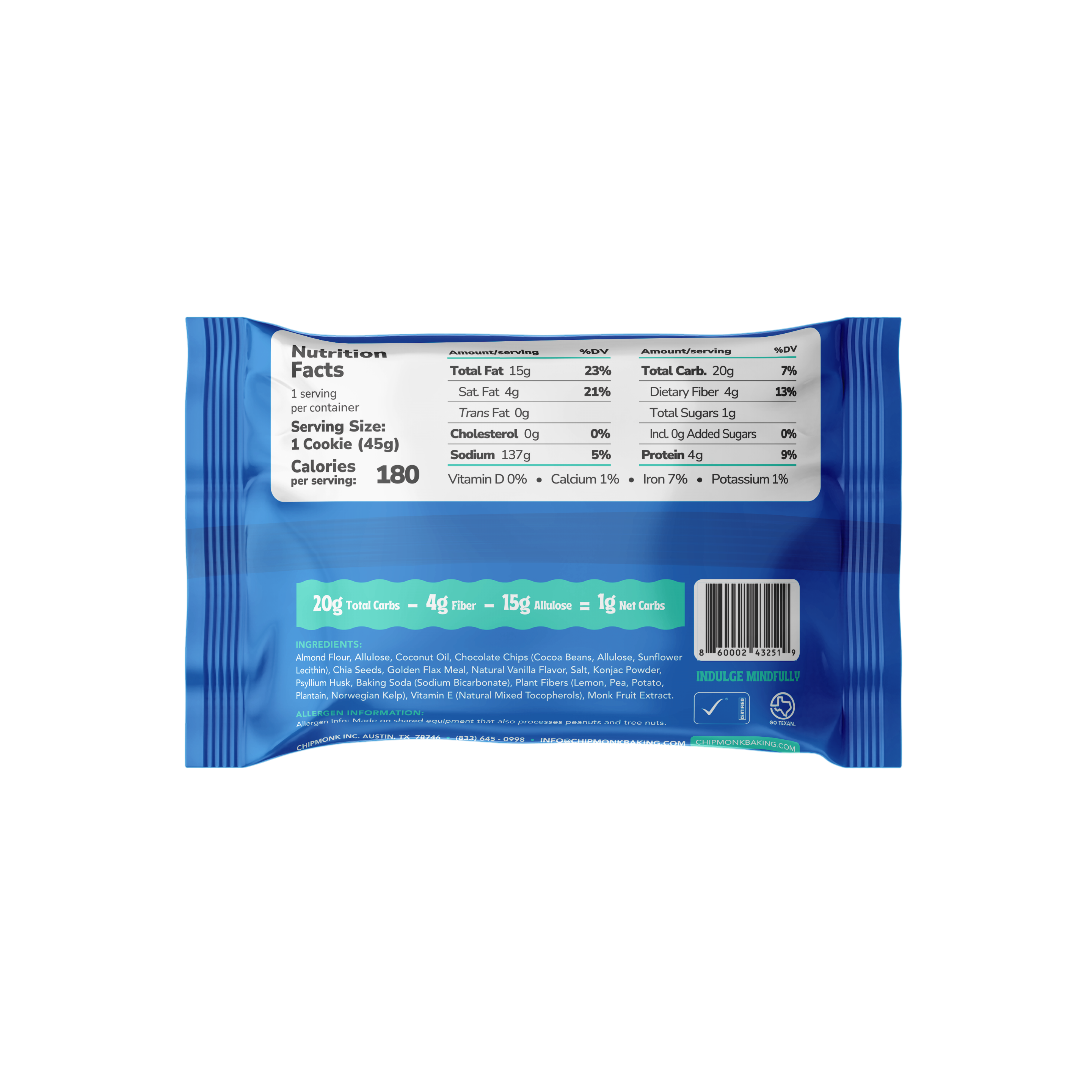 Vegan Chocolate Chip Keto Cookies