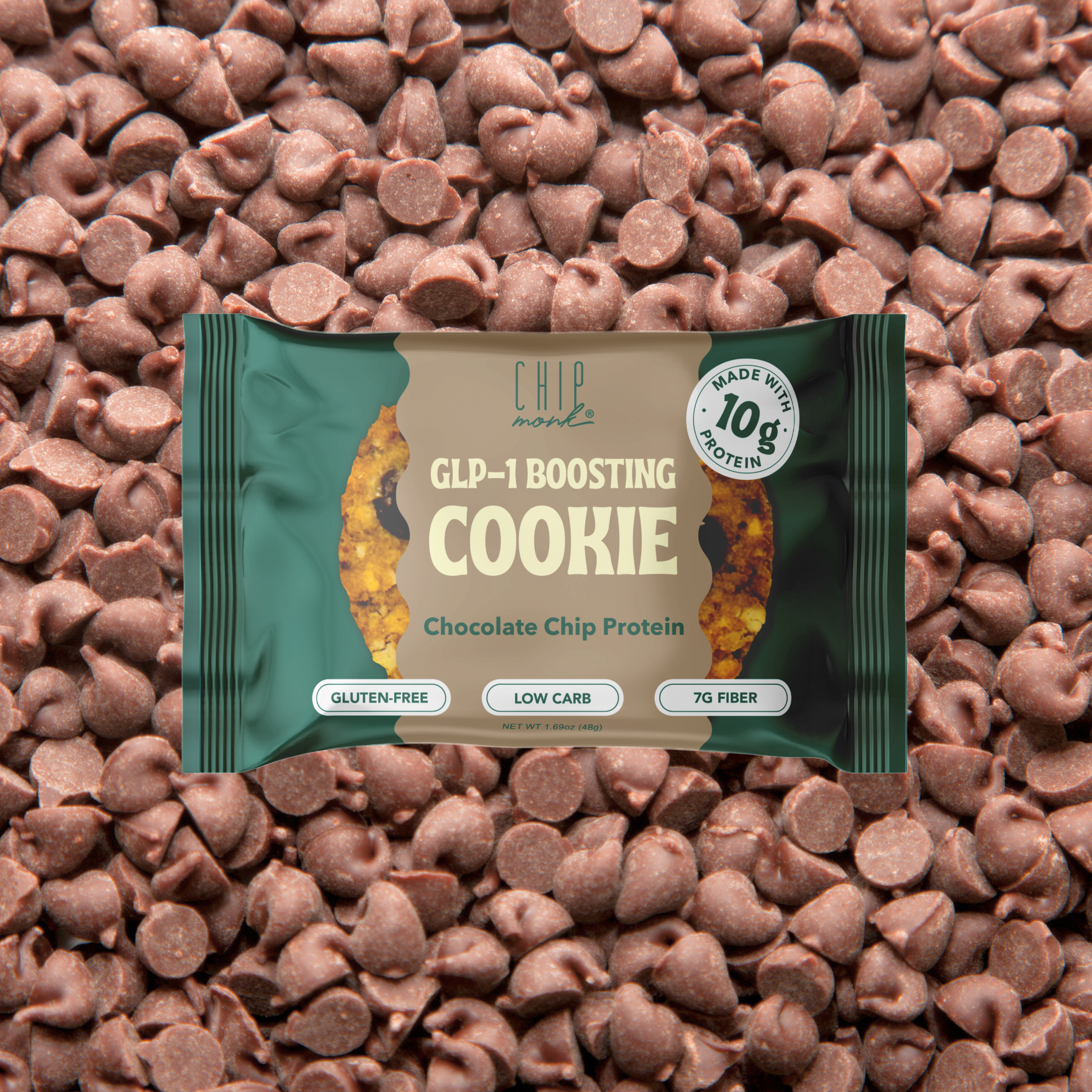 GLP-1 Chocolate Chip Protein Cookie
