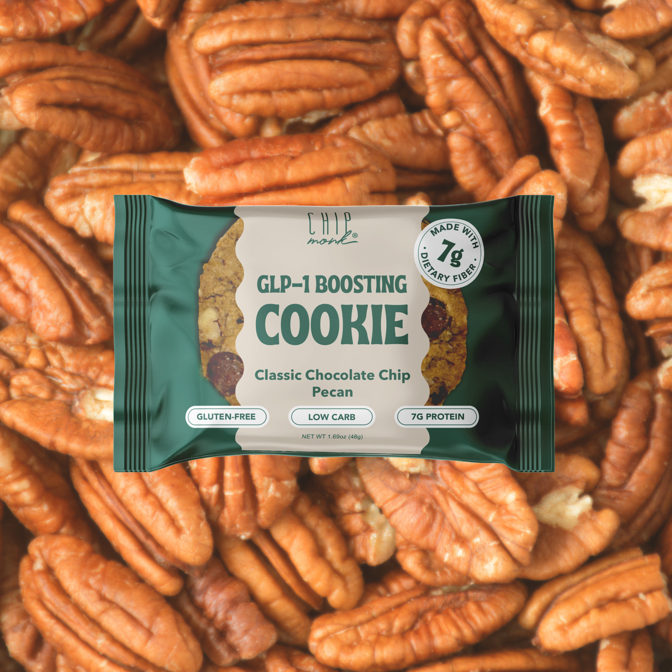 GLP-1 Chocolate Chip Pecan Cookie *doughy & delicious*