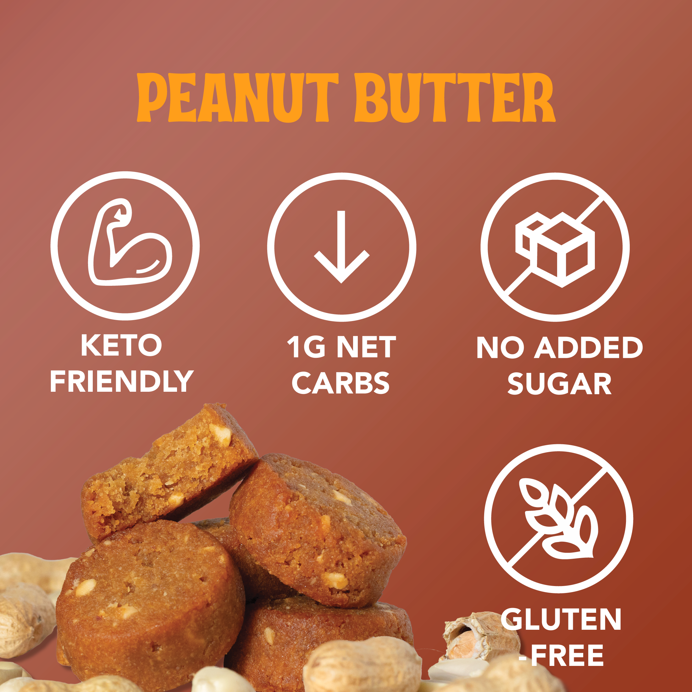 Peanut Butter Keto Cookie Bites | Low‑Carb, Gluten‑Free, 9g