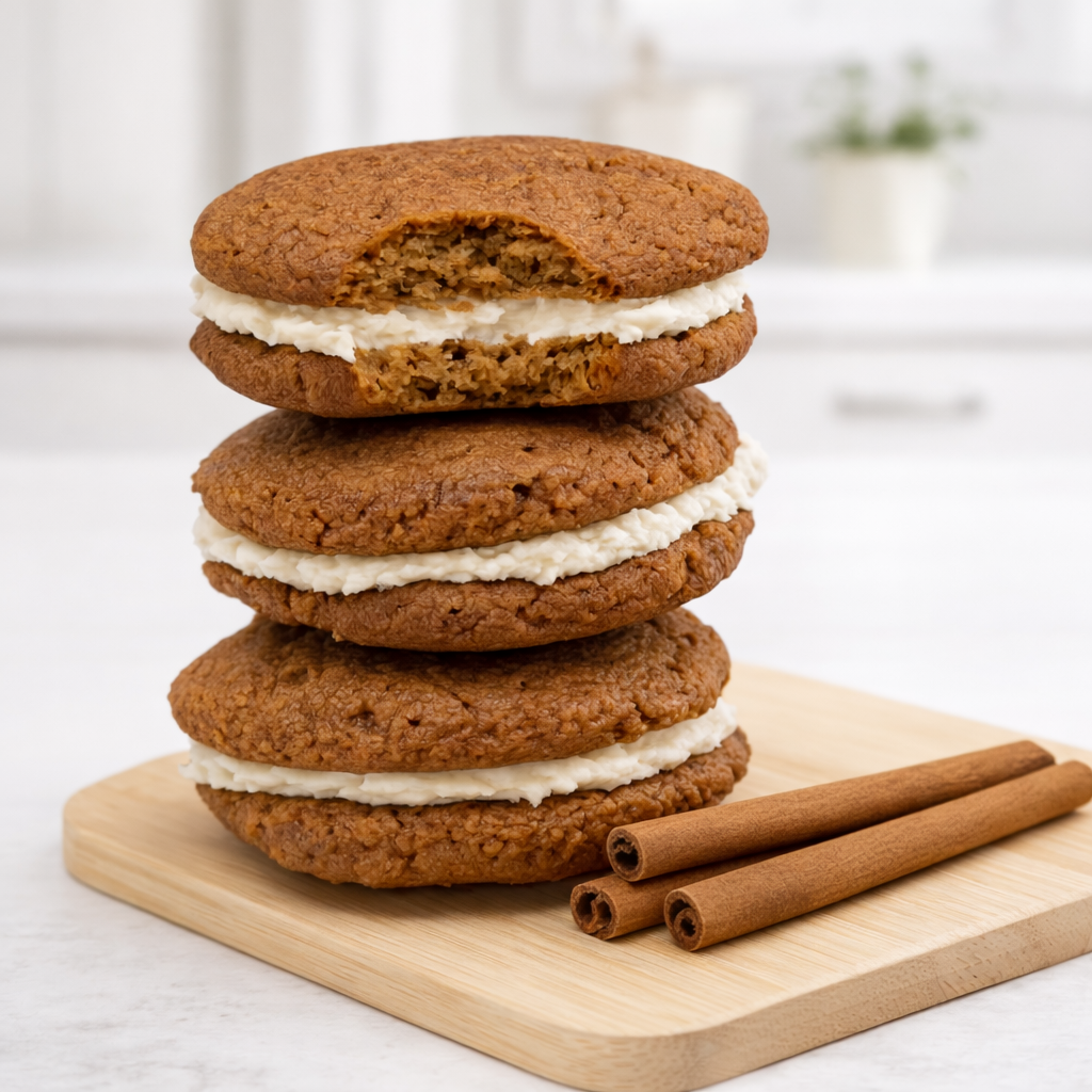 Snickerdoodle Keto Cookie Sandwich
