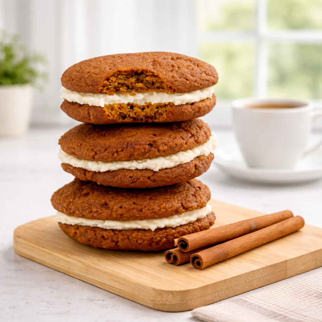 Snickerdoodle Keto Cookie Sandwich