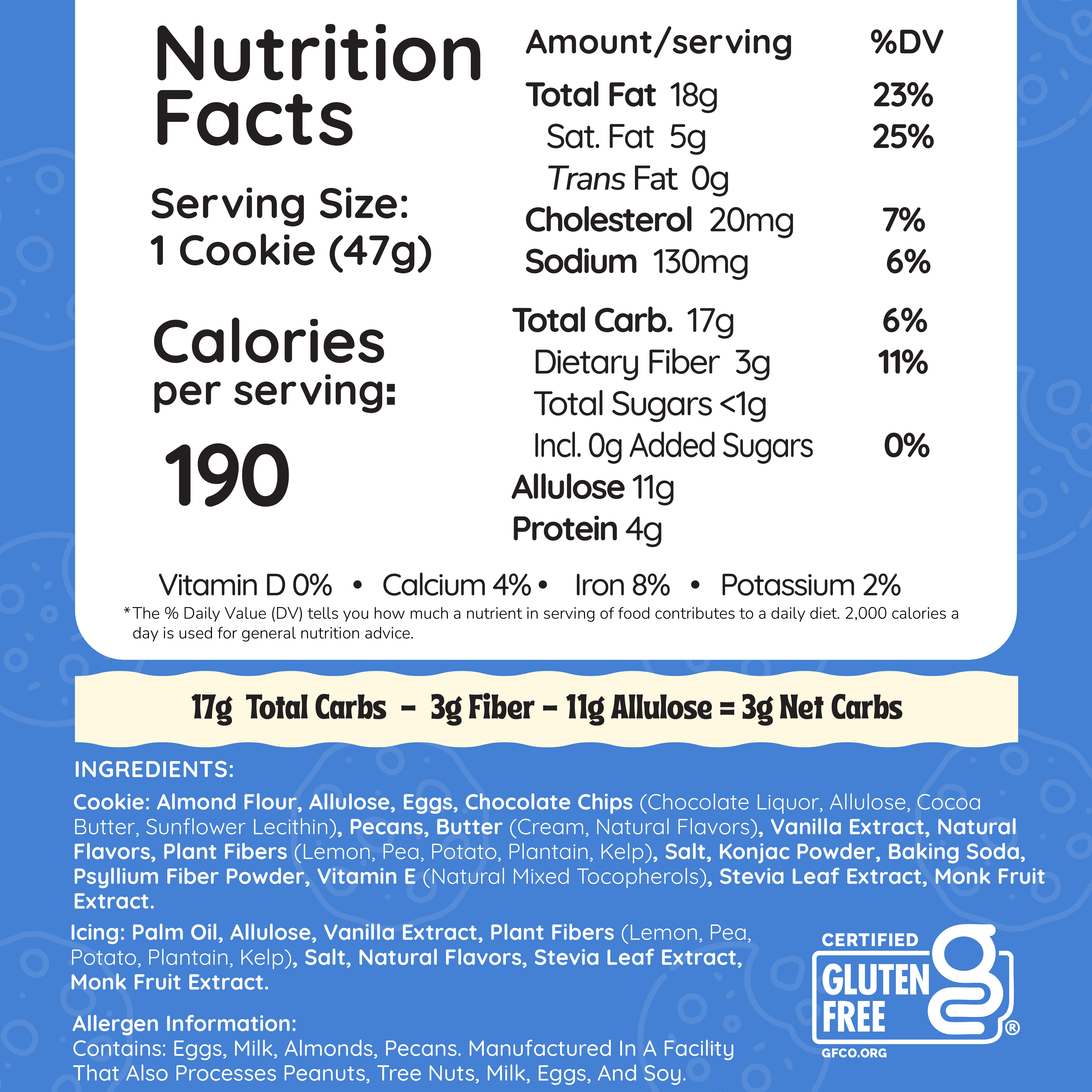 Original Chocolate Chip Keto Cookie Sandwich