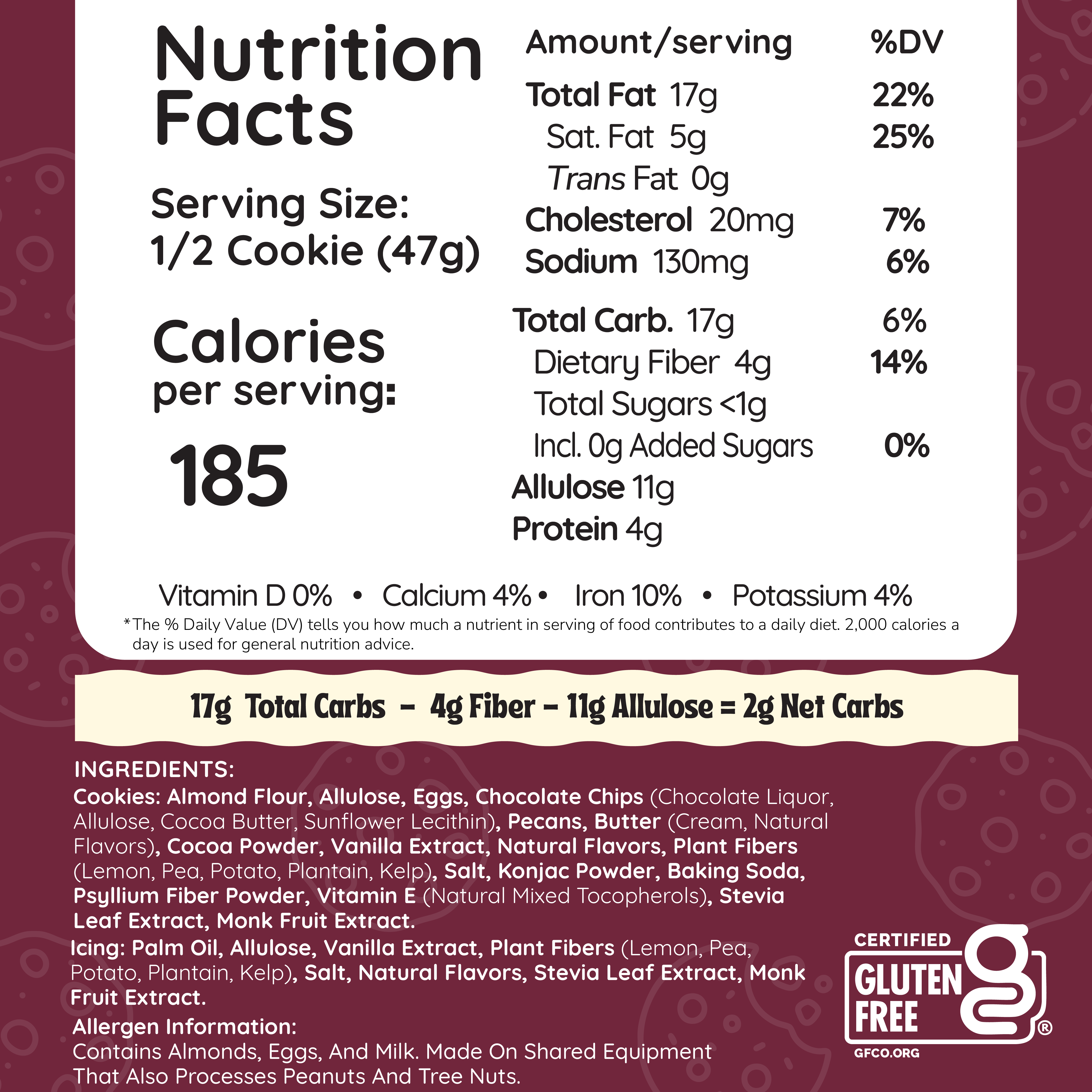Double Chocolate Keto Cookie Sandwich