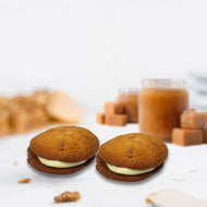 Caramel Pecan Keto Cookie Sandwich Small Batch ChipMonk Baking 