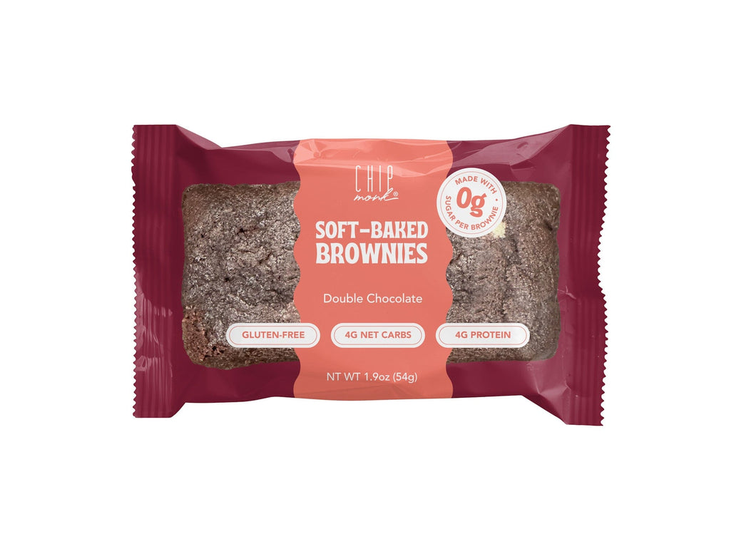 Double Chocolate Keto Brownies (2-Pack) Brownies ChipMonk Baking 