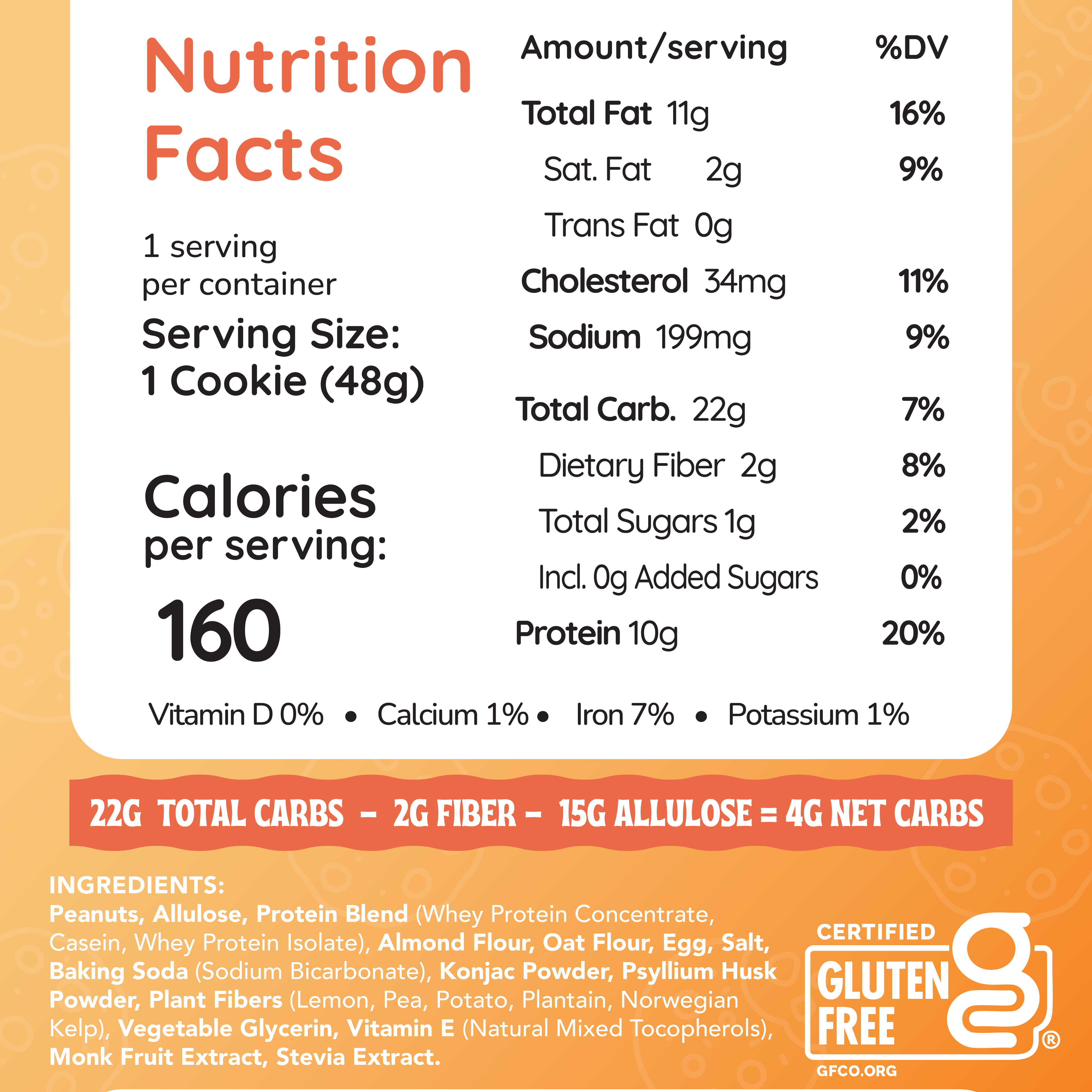 Peanut Butter Protein Cookies