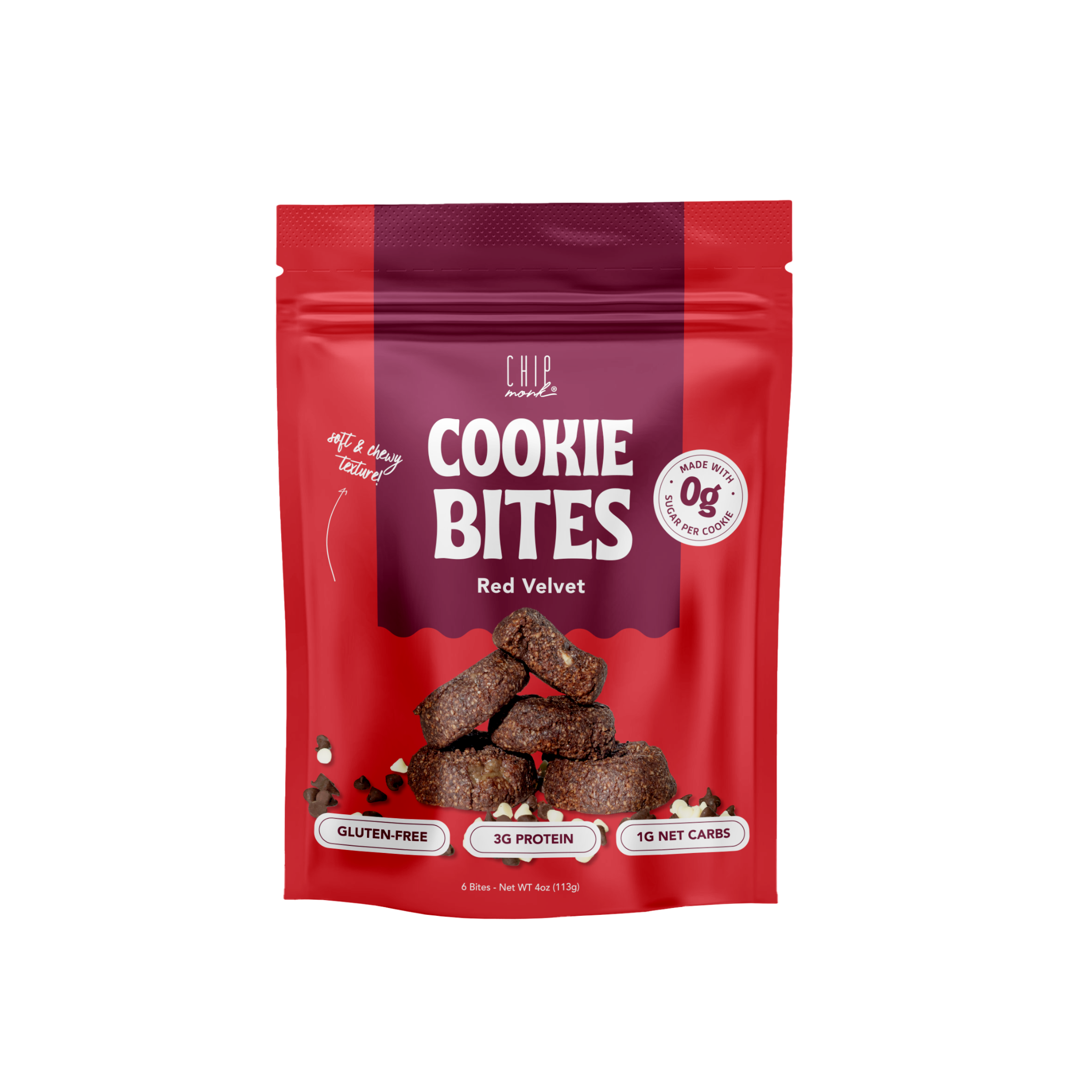 Red Velvet Keto Cookie Bites 4oz