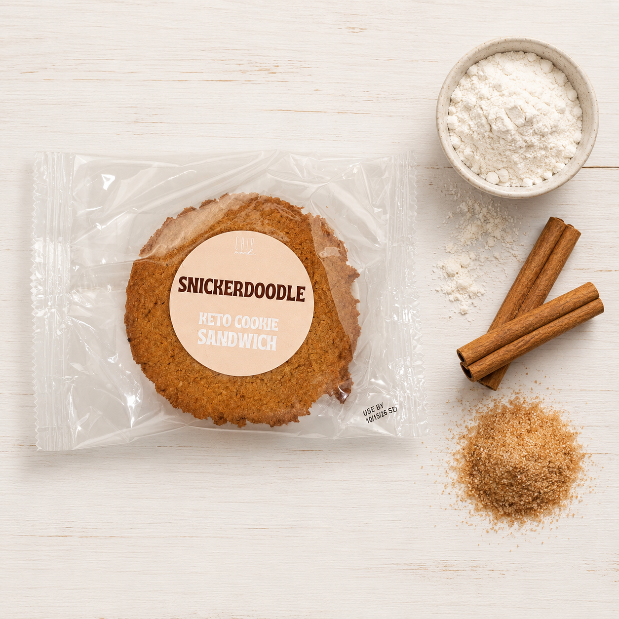 Snickerdoodle Keto Cookie Sandwich
