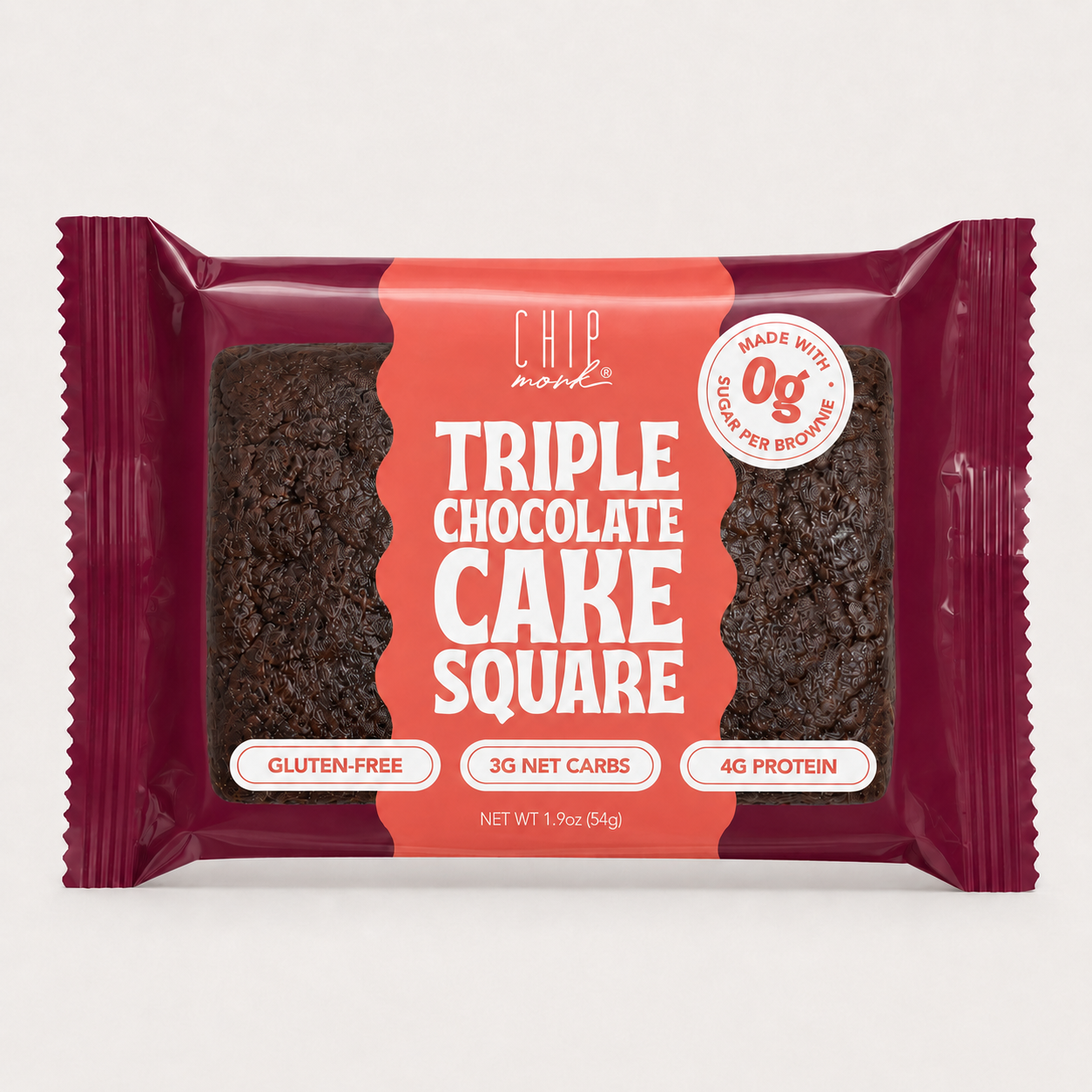 Triple Chocolate Cake Square