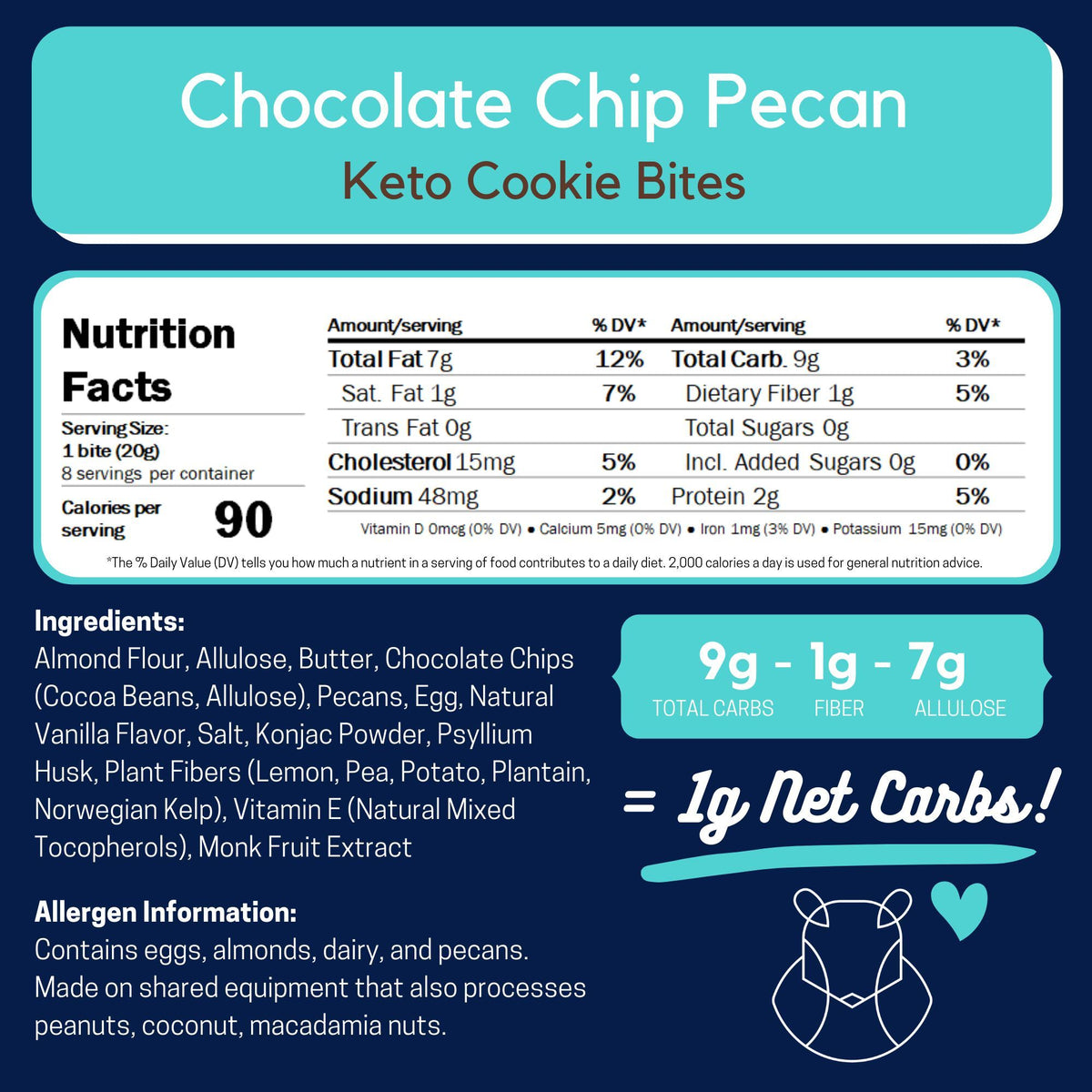 ChipMonk Keto Cookie Bites Bundle Delicious, Low Carb, Low Sugar ChipMonk Baking