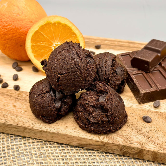 Chocolate Orange Keto Cookie Bites by ChipMonk Baking, Halloween Special