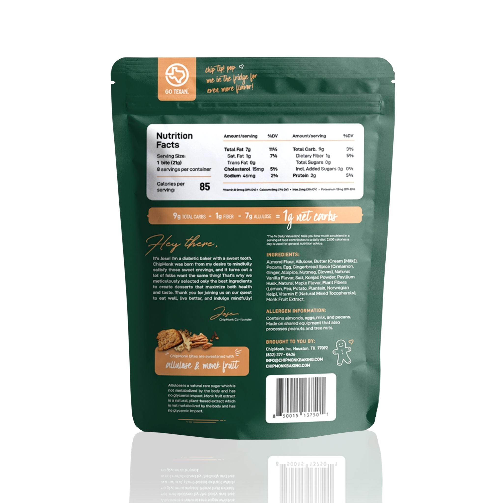 Gingerbread Keto Cookie Bites Low Carb Sugar Free