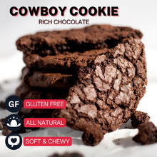 Load image into Gallery viewer, Gluten Free Cowboy Oatmeal Cookies Cookies ChipMonk Baking Chocolate 12 Cookies 
