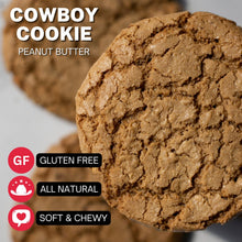 Load image into Gallery viewer, Gluten Free Cowboy Oatmeal Cookies Cookies ChipMonk Baking Peanut Butter 12 Cookies 
