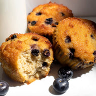 Keto Lemon Blueberry Muffins (2-Pack) Muffin ChipMonk Baking 